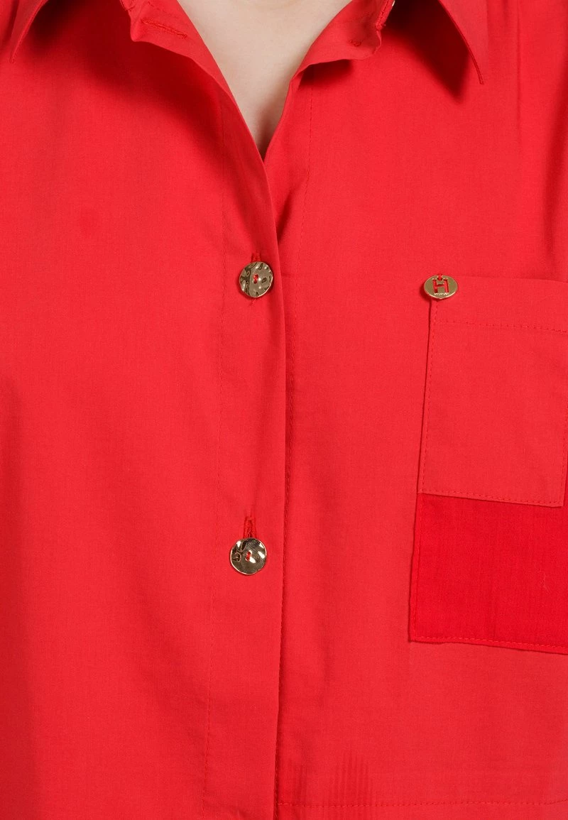 HELMIDGE Femme LONGBLUSE LANGBLUSE Chemisier Rot 8 HELMIDGE Femme LONGBLUSE LANGBLUSE Chemisier Rot – Image 6