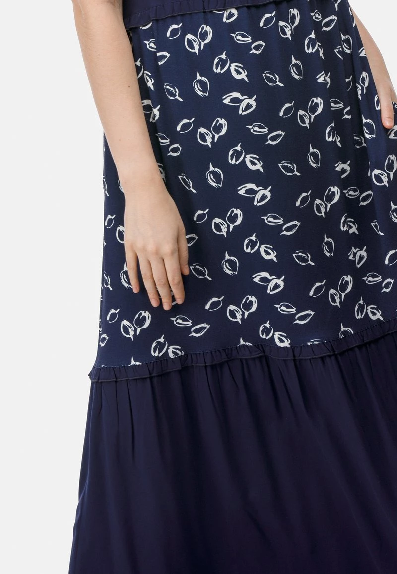 HELMIDGE Robe Longue Blau Femme 6 HELMIDGE Robe Longue Blau Femme – Image 4