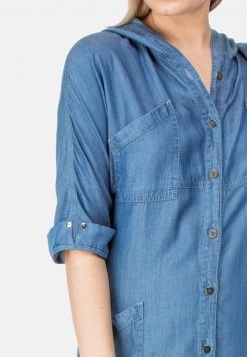 HELMIDGE Robe En Jean Blau Femme -HELMIDGE Soldes Boutique 3ec1b3a593b245ee94fa3ce41d76cdc1