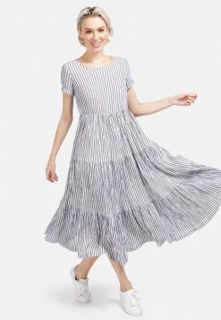 HELMIDGE Femme Robe De Jour Hellgrau -HELMIDGE Soldes Boutique 40492e8f5ed04ca38bb79e0a38e069db