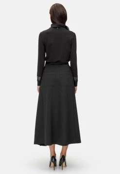 HELMIDGE Jupe Trapèze Schwarz Femme -HELMIDGE Soldes Boutique 4057192141bf47b49273e6731fd5d956