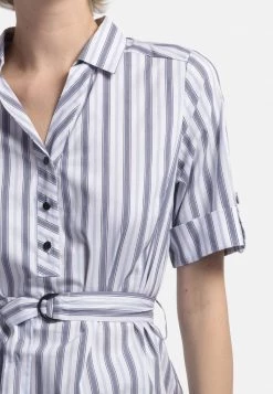 HELMIDGE Robe Chemise Weiss Femme -HELMIDGE Soldes Boutique 411ac3c9da8e4e509881f911e24d9aff