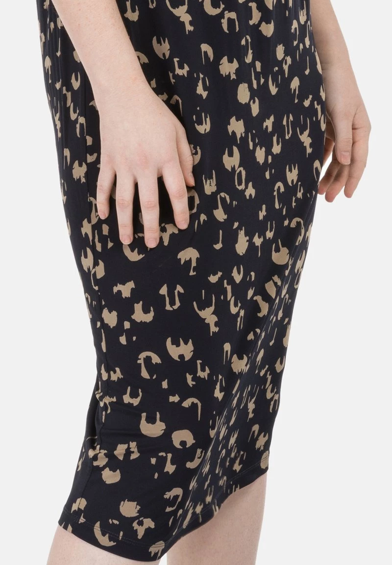 HELMIDGE Robe Fourreau Dunkel Blau Beige Femme 7 HELMIDGE Robe Fourreau Dunkel Blau Beige Femme – Image 5