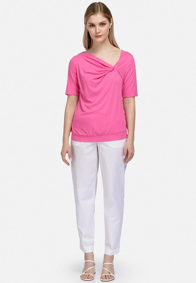 HELMIDGE KNOTEN AUSSCHNITT Blouse Rosa Femme 3 HELMIDGE KNOTEN AUSSCHNITT Blouse Rosa Femme