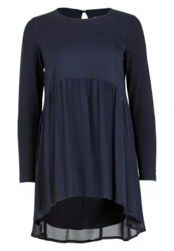 HELMIDGE Femme Blouse Dunkel Blau -HELMIDGE Soldes Boutique 42a7815e43114e3eaadf2020c9cd5dde