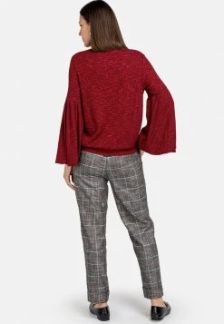 HELMIDGE Femme STOFFHOSE Pantalon Classique Grau -HELMIDGE Soldes Boutique 43dc03d0b0d3408aa88d673d0b77edc1