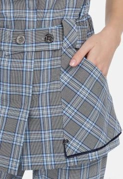 HELMIDGE Veste Sans Manches Grau Hellblau Femme -HELMIDGE Soldes Boutique 440cccd61e5c463e9e88a158f6b893e6