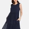 HELMIDGE Femme Robe De Jour Dunkel Blau 1 HELMIDGE Femme Robe De Jour Dunkel Blau -HELMIDGE Soldes Boutique 443b4f8b84d94184b89e76f7b4f3ce3e