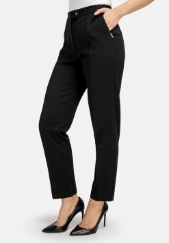 HELMIDGE Femme Pantalon Classique Schwarz -HELMIDGE Soldes Boutique 44858f300bdf474aa2208ed38fb28ae3