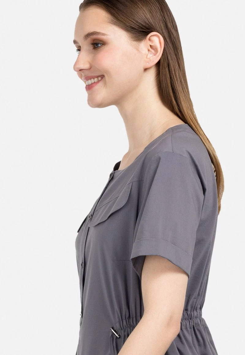 HELMIDGE Robe Longue Dunkel Grau Femme 9 HELMIDGE Robe Longue Dunkel Grau Femme – Image 7