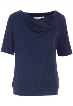 HELMIDGE KNOTEN AUSSCHNITT Blouse Blau Femme -HELMIDGE Soldes Boutique 45889aeb1b94448584bd2d0aaf4fd8a0
