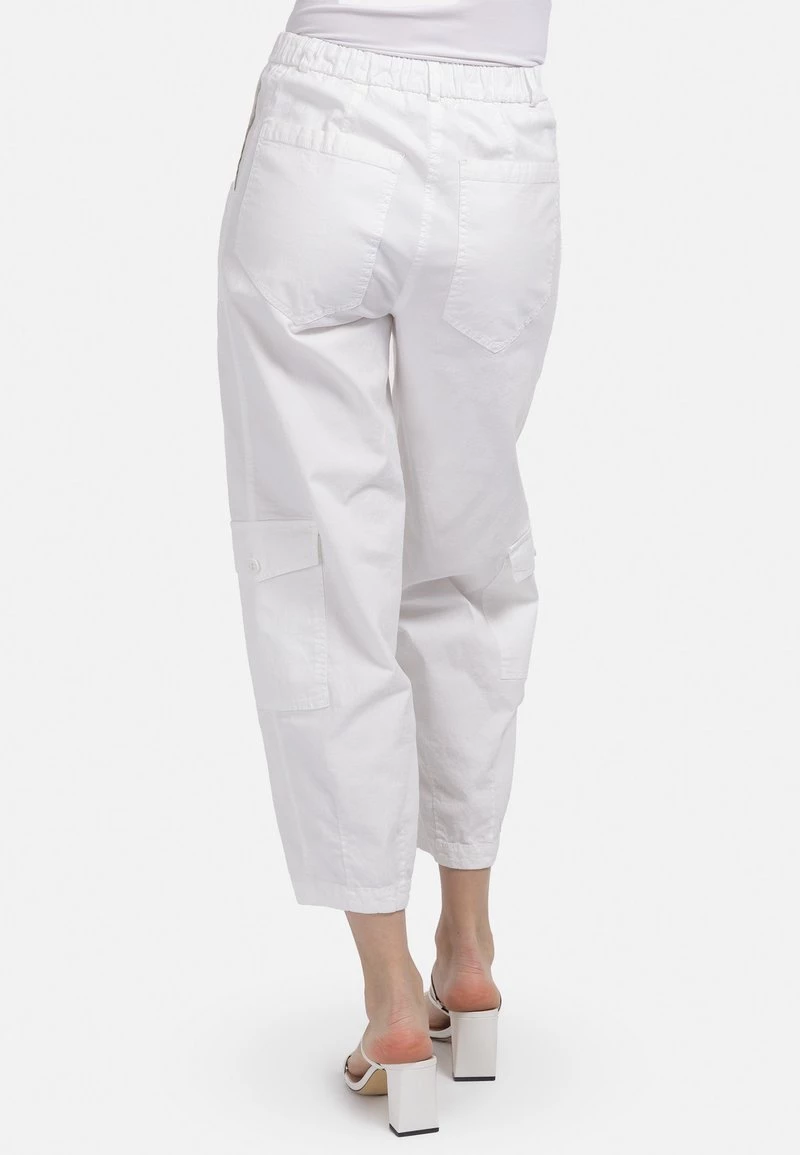 HELMIDGE Femme Pantalon Cargo Weiss 4 HELMIDGE Femme Pantalon Cargo Weiss – Image 2