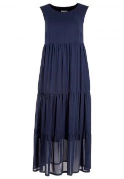 HELMIDGE Robe Longue Dunkel Blau Femme -HELMIDGE Soldes Boutique 49f1fc656ffb4230a775807f874249d3