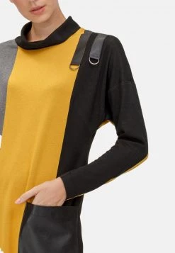 HELMIDGE Robe Pull Gelb Schwarz Femme -HELMIDGE Soldes Boutique 4a599c3c963c4c45a120cb5e231fb01e