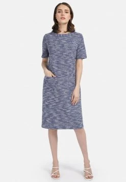 HELMIDGE Femme Robe Pull Hellblau