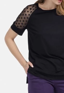 HELMIDGE Femme KURZARMBLUSE BLUSE Blouse Schwarz 13 HELMIDGE Femme KURZARMBLUSE BLUSE Blouse Schwarz -HELMIDGE Soldes Boutique 4cdaf26f14e14b71a7c780836544bae1