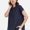 HELMIDGE Femme T Shirt Basique Blau -HELMIDGE Soldes Boutique 4dee1ef0e19d4237a5c51d8487232b54
