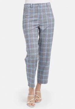 HELMIDGE Femme Chino Grau Hellblau