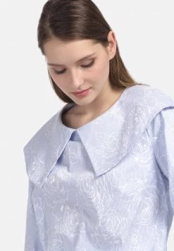 HELMIDGE Blouse Hellblau Femme -HELMIDGE Soldes Boutique 505bf270a92b45e7902c2d0b98df8358