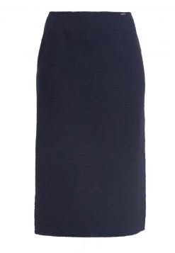 HELMIDGE Jupe Crayon Dunkel Blau Femme -HELMIDGE Soldes Boutique 5082d261110f441cb4f0479170257288