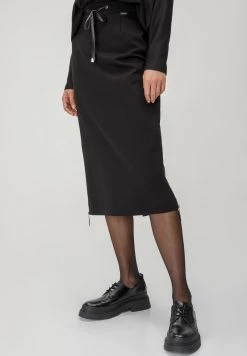 HELMIDGE Femme Jupe Crayon Schwarz