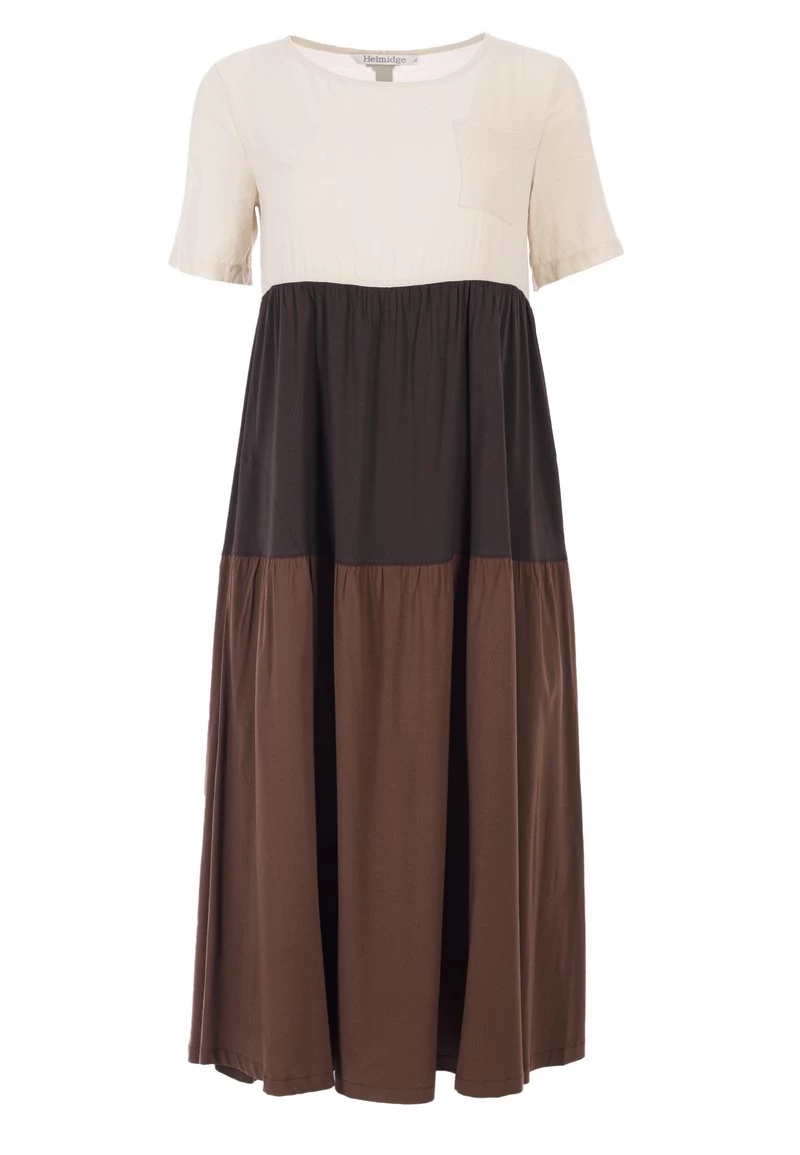 HELMIDGE Femme Robe Longue Braun 8 HELMIDGE Femme Robe Longue Braun – Image 6