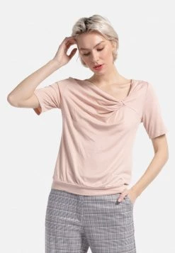 HELMIDGE Femme KNOTEN AUSSCHNITT Blouse Pulver