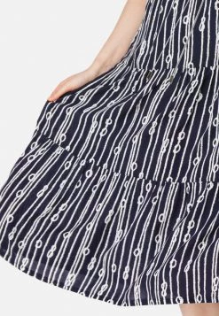 HELMIDGE Femme Robe De Jour Blau -HELMIDGE Soldes Boutique 535f29bd85af492699302e5446f01c5a