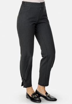 HELMIDGE Femme Pantalon Classique Dunkel Grau -HELMIDGE Soldes Boutique 5383f57b5af94e05bc104163b67cf04d