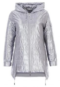 HELMIDGE Femme Parka Hellgrau -HELMIDGE Soldes Boutique 53c87127843145f4a19fd07fcd69d5cc