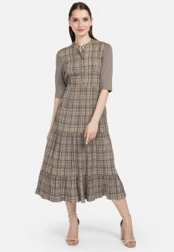 HELMIDGE Robe De Jour Beige Femme