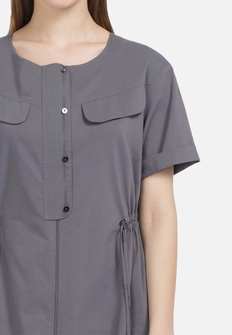 HELMIDGE Robe Longue Dunkel Grau Femme 5 HELMIDGE Robe Longue Dunkel Grau Femme – Image 3