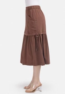 HELMIDGE Jupe Trapèze Hellbraun Femme -HELMIDGE Soldes Boutique 58cd1ca0429744f2b3e71f2c1b1f684d