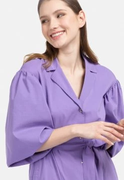 HELMIDGE Femme HEMDBLUSENKLEID Robe Chemise Helllila -HELMIDGE Soldes Boutique 59f62819d04a4794828ea4e4f86ac7a7