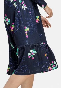 HELMIDGE Femme Robe De Jour Dunkel Blau -HELMIDGE Soldes Boutique 5a0b21dd5e8843298e790d3c52020a09