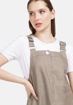 HELMIDGE Femme Robe De Jour Beige -HELMIDGE Soldes Boutique 5bb21320f2f643eea81b5ad3d317f8bb