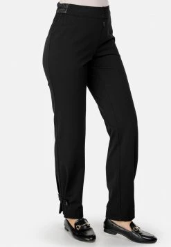 HELMIDGE Femme Pantalon Classique Schwarz