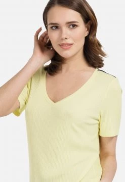 HELMIDGE Femme Blouse Zitrone -HELMIDGE Soldes Boutique 5c434058679f4345b7cf9a18397df663