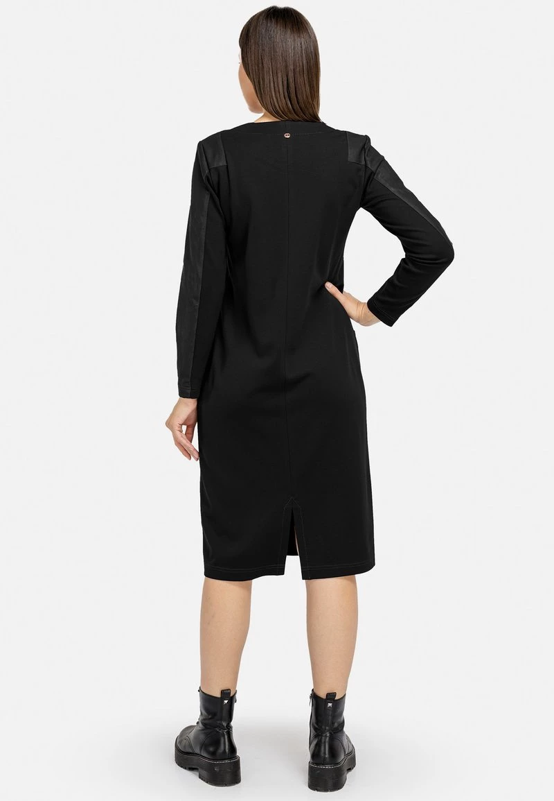 HELMIDGE Femme Robe De Jour Schwarz 4 HELMIDGE Femme Robe De Jour Schwarz – Image 2