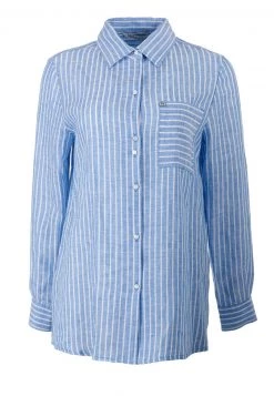 HELMIDGE Chemisier Weiss Hellblau Femme 13 HELMIDGE Chemisier Weiss Hellblau Femme -HELMIDGE Soldes Boutique 5d6610675e7a4bcdb68419c7714315c8