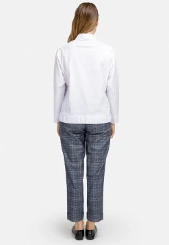 HELMIDGE Femme Pantalon Classique Grau Blau -HELMIDGE Soldes Boutique 5e53cc90b470488db2fae7ceadd19e48