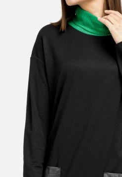 HELMIDGE Robe Pull Schwarz Femme -HELMIDGE Soldes Boutique 5ee7c3ba395d41a7a23a466b5e3acb2d