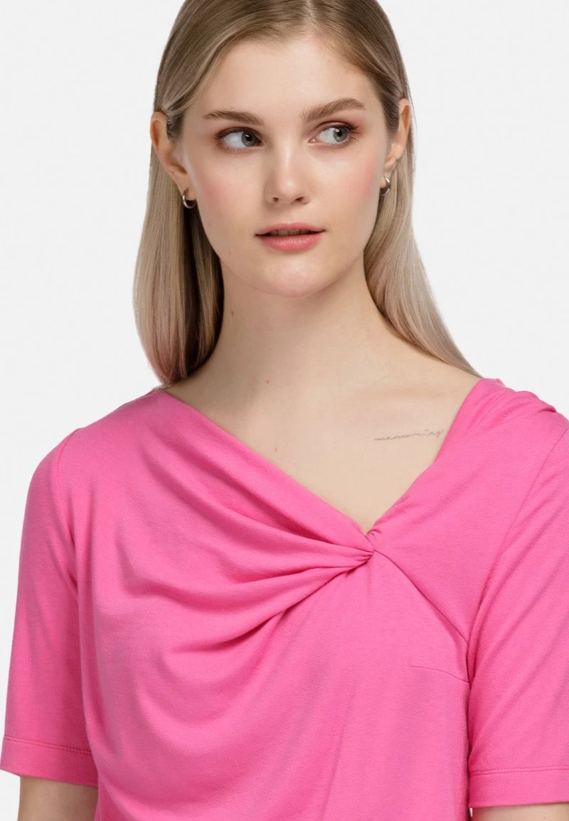 HELMIDGE KNOTEN AUSSCHNITT Blouse Rosa Femme 4 HELMIDGE KNOTEN AUSSCHNITT Blouse Rosa Femme – Image 2