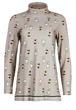 HELMIDGE T Shirt à Manches Longues Beige Femme -HELMIDGE Soldes Boutique 627ffd8db148473b804b37d8e18fd644