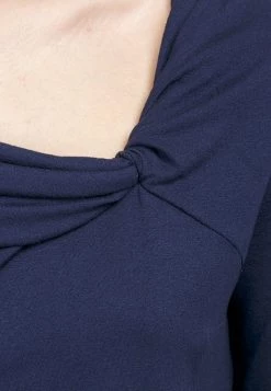 HELMIDGE KNOTEN AUSSCHNITT Blouse Blau Femme -HELMIDGE Soldes Boutique 6315061f17744dc5a9313564d857c941