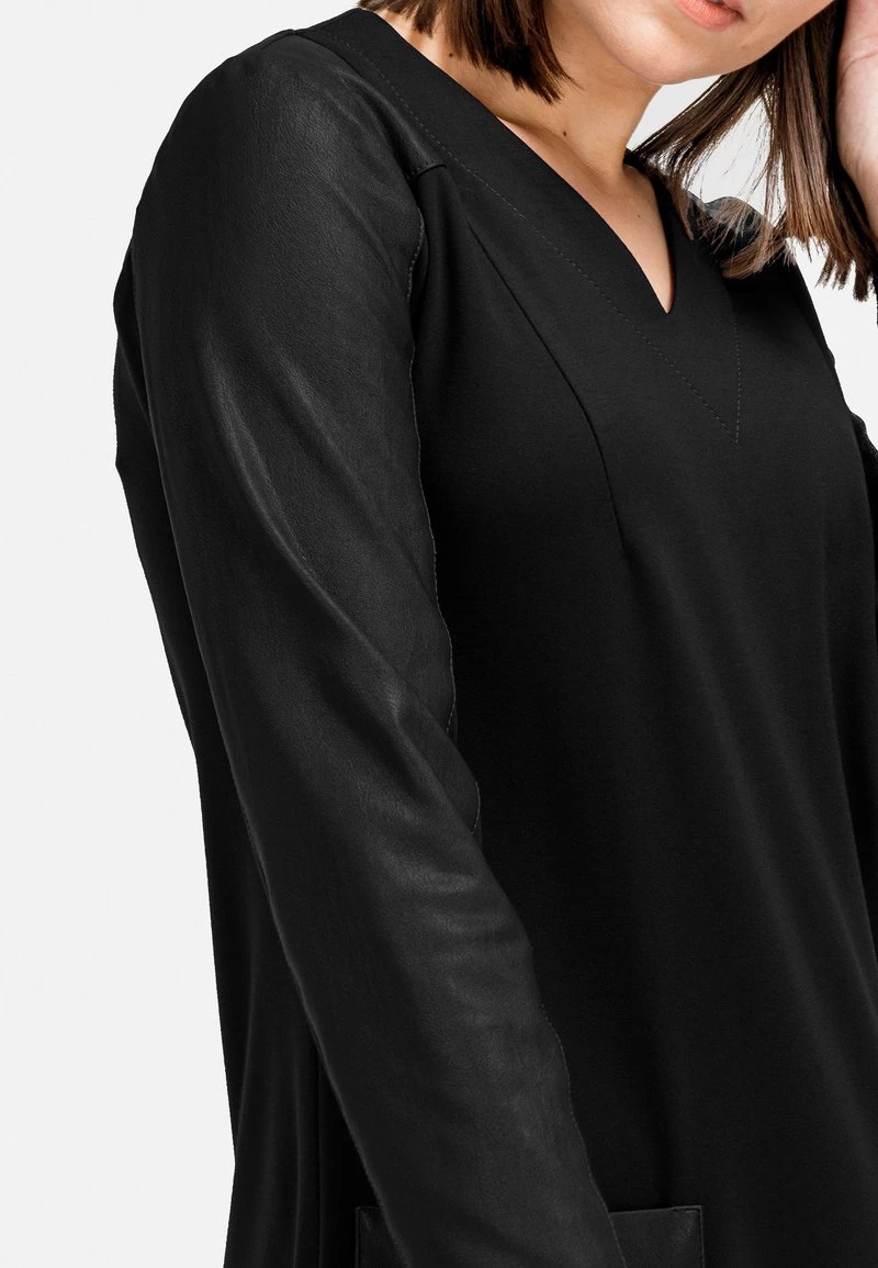 HELMIDGE Femme Robe De Jour Schwarz 6 HELMIDGE Femme Robe De Jour Schwarz – Image 4