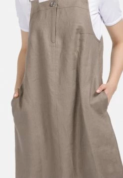 HELMIDGE Femme Robe De Jour Beige -HELMIDGE Soldes Boutique 63a88e20d44741dea87e92252a6da0db