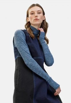 HELMIDGE Robe En Jean Blau Schwarz Femme -HELMIDGE Soldes Boutique 64e31db3cf45497bbc01027303f6536f