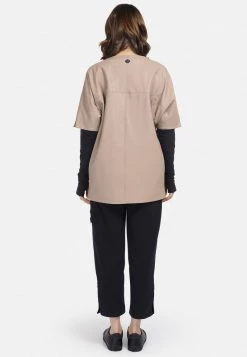 HELMIDGE Veste En Similicuir Beige Femme -HELMIDGE Soldes Boutique 656a86a558c24bdbb97e02d642386565