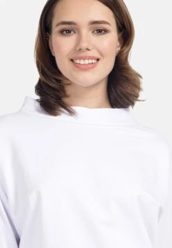 HELMIDGE Sweatshirt Weiss Femme -HELMIDGE Soldes Boutique 65bf67bc2ce346d9bb65f518848a3a3e